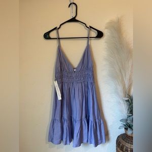 Purple mini sundress size M